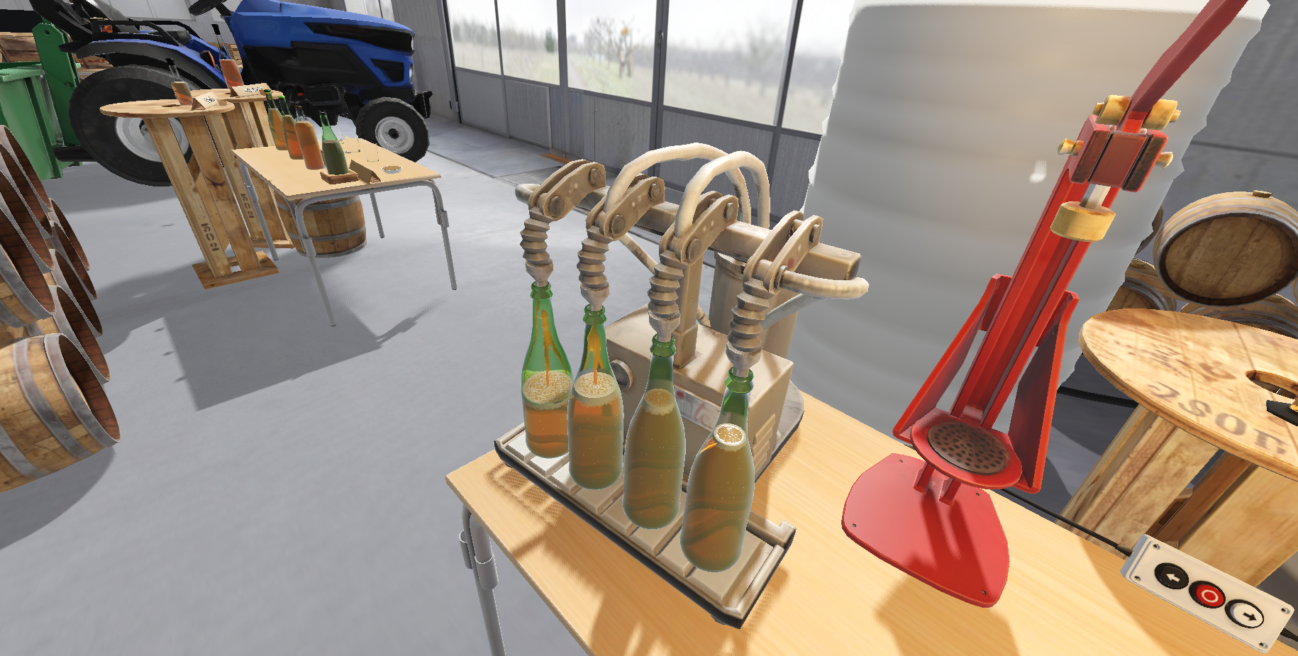 Illustration de la mise en bouteille